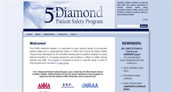 Desktop Screenshot of 5diamondpatientsafety.org