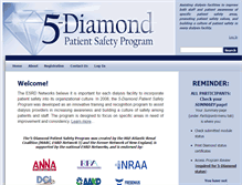 Tablet Screenshot of 5diamondpatientsafety.org